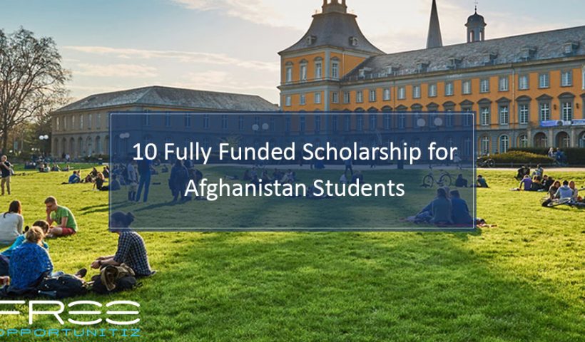 International Scholarship for Afghanistan Students